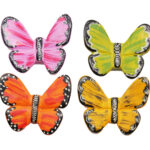 SP0021-21 Schmetterling stehend 6 x 6 cm Kenia