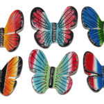 SP0021-22 Schmetterling 6 x 6 cm Kenia