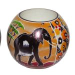 SP0116-2 Teelichthalter Savanne 6 - 7 cm Kenia